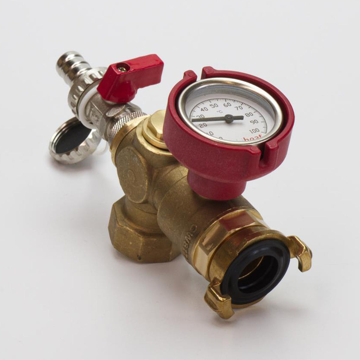 Mobiheat Kugelhahn Red