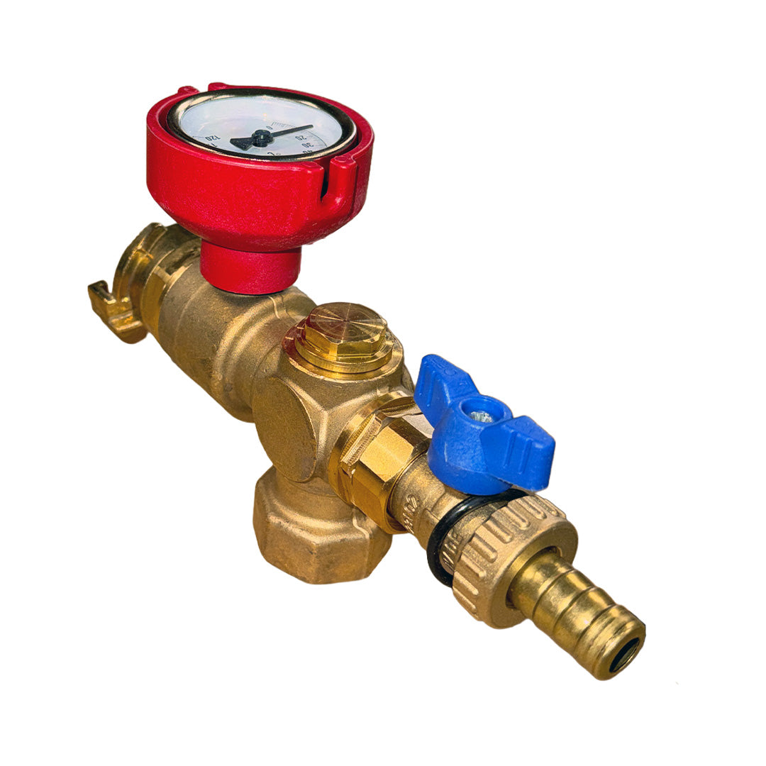 Kugelhahn-Einheit ROT