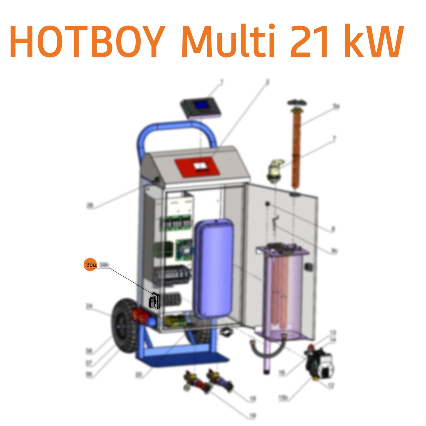 Hotboy Main Switch 0-1-2-3, 50a per 21 kW