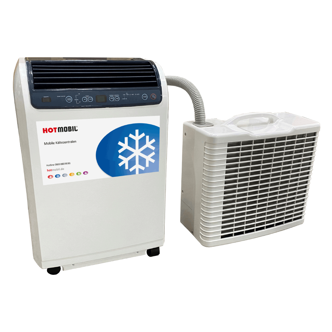 Split Mobiles Klimagerät - 2-in-1 Kühlen & Heizen Mit Fernbedienung