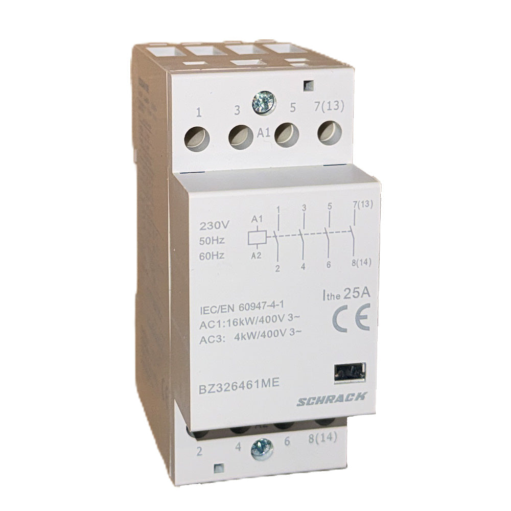 Leistungsschütz 25A 4pol. für Elektroheizmobile
