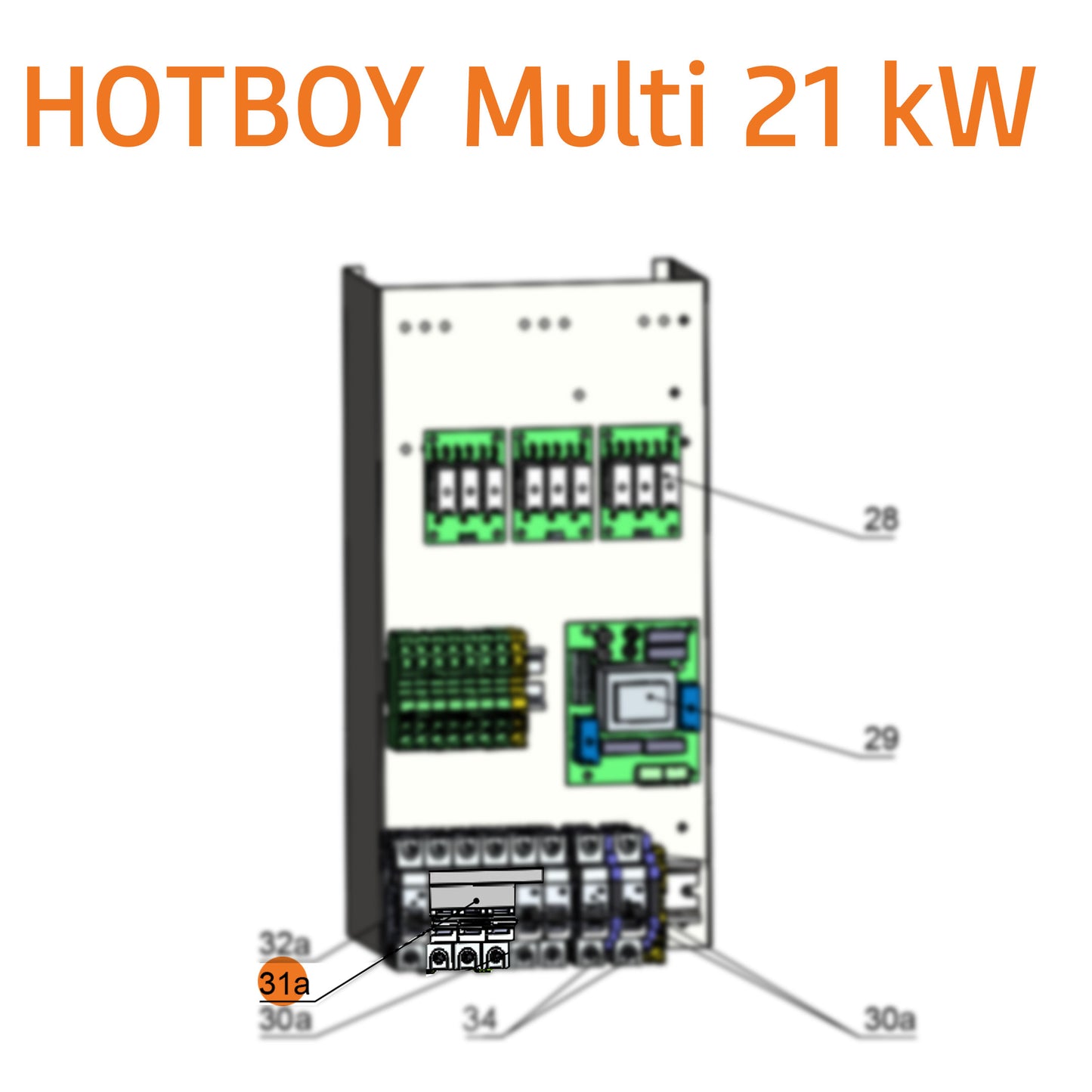 Hotboy Performance Switch 3P 32A con bobina a grilletto per 21kW