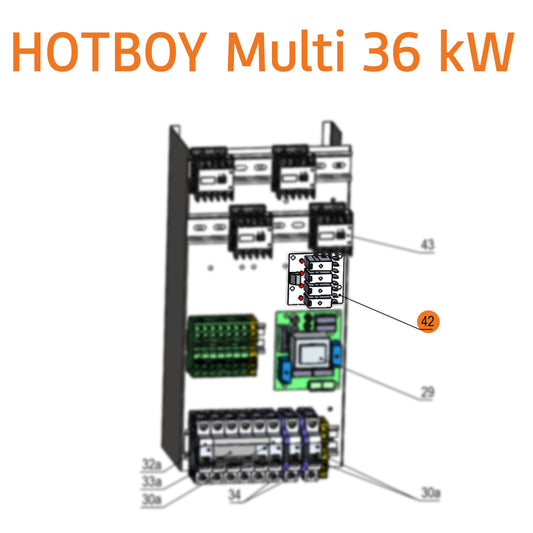 Hotboy Relay Board avec 4 relais pour contrôler les éléments de chauffage